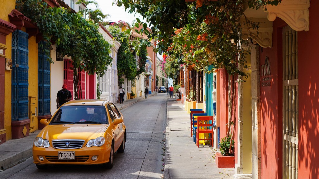 Cartagena, bunte Strasse